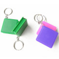 Square Tape Measure Key Chain