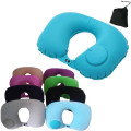 Push-type Automatic, PVC Travel Inflatable Pillow