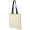 Nevada 100 g/m² cotton tote bag coloured handles 7L