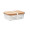 CANOA Glass lunch box with cork lid