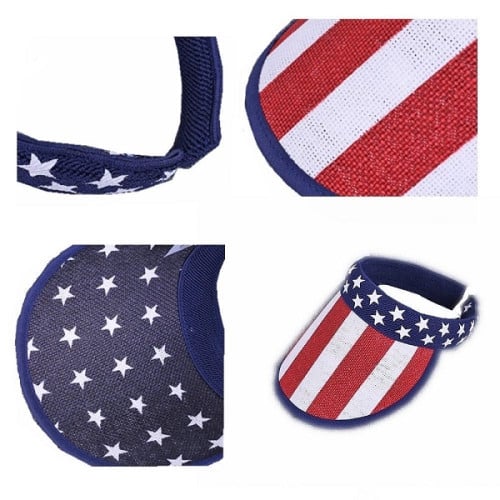 Pro Style Twill USA Flag Visor