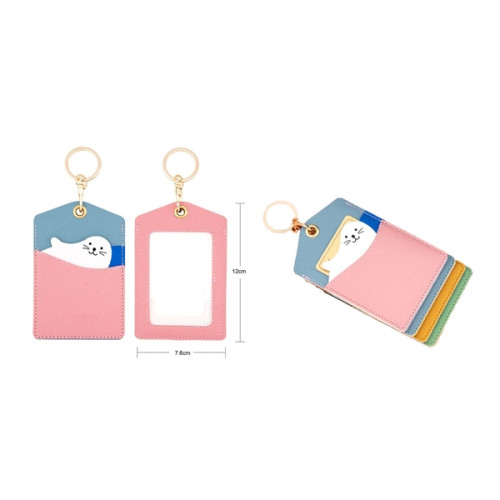 Cartoon Card Wallet with Key Chain