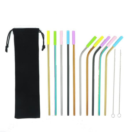 Reusable Stainless steel Straw Set with Brush