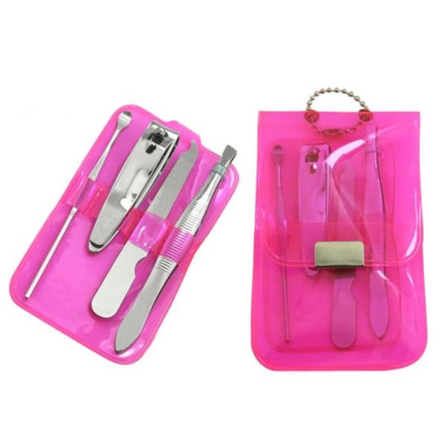 PVC Bag Manicure Set, 4in1 Nail Care Tools Set