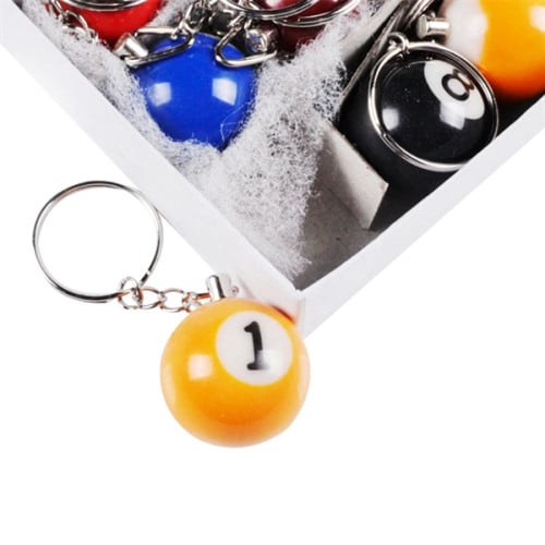 Billiards Keychain