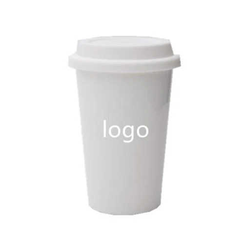 Coffee Mug with Silicone Lid