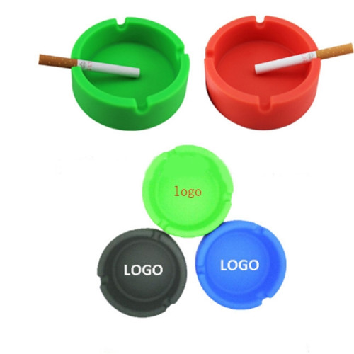 Food Grade Silicone Ashtray/Round Shape