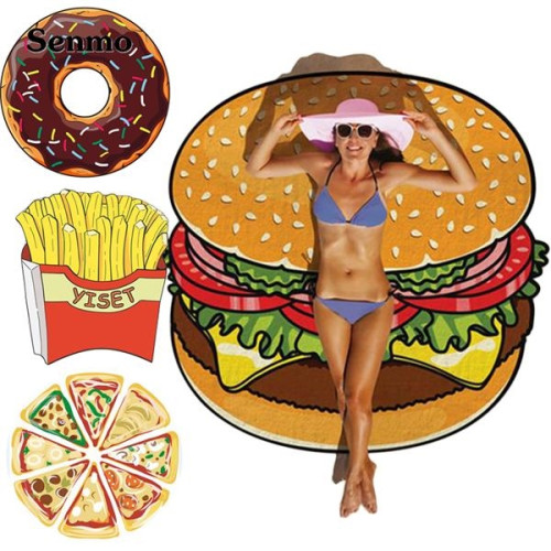 Food beach towel