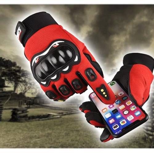 Motorcycle racing gloves