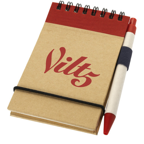 Zuse A7 recycled jotter notepad with pen