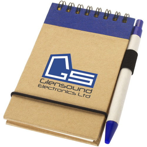 Zuse A7 recycled jotter notepad with pen