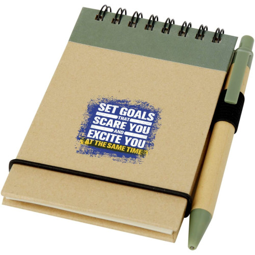 Zuse A7 recycled jotter notepad with pen