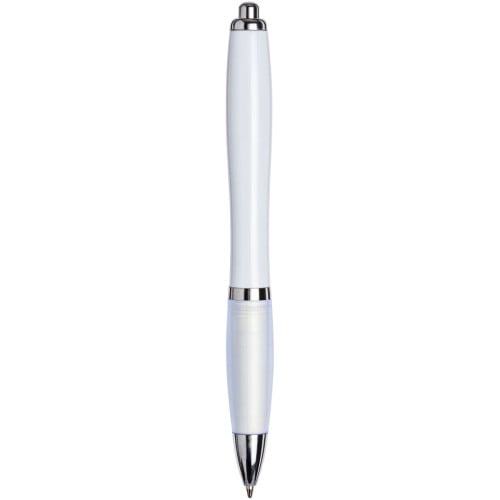 Nash ballpoint pen with coloured barrel and grip (black ink)