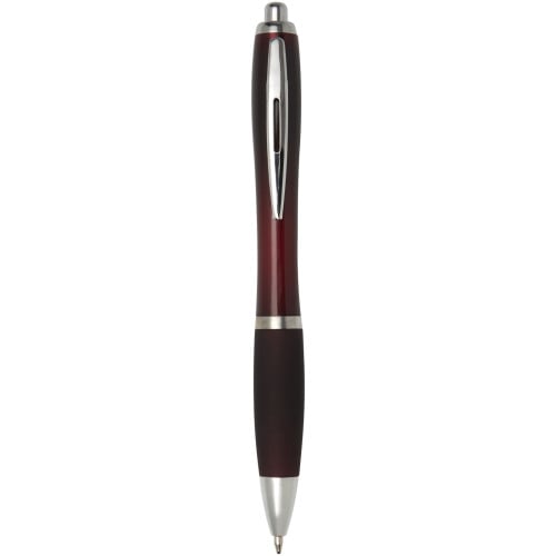 Nash ballpoint pen with coloured barrel and grip (black ink)