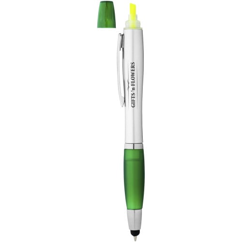 Nash stylus ballpoint pen and highlighter (black ink)