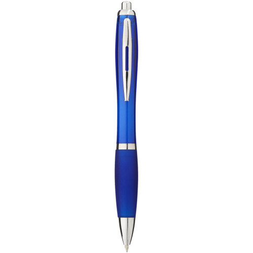 Nash ballpoint pen coloured barrel and grip (blue ink)