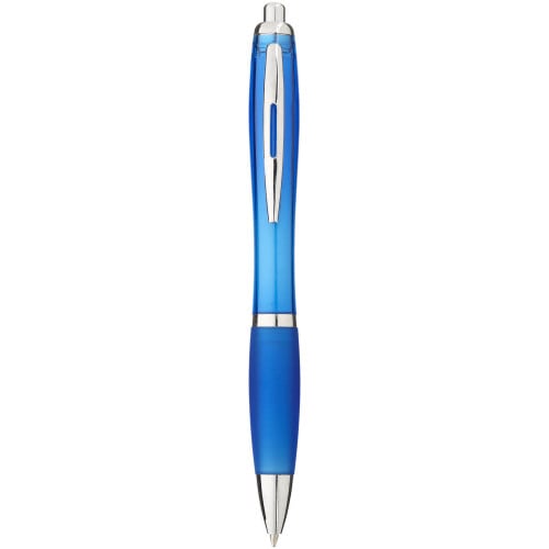 Nash ballpoint pen coloured barrel and grip (blue ink)