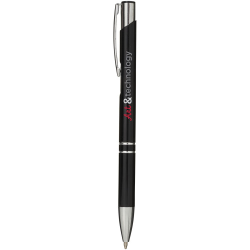 Moneta aluminium click ballpoint pen (blue ink)