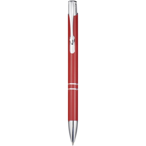 Moneta aluminium click ballpoint pen (blue ink)