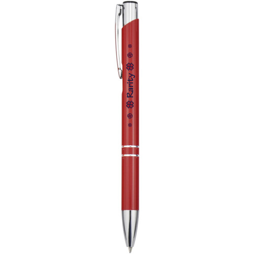 Moneta aluminium click ballpoint pen (blue ink)