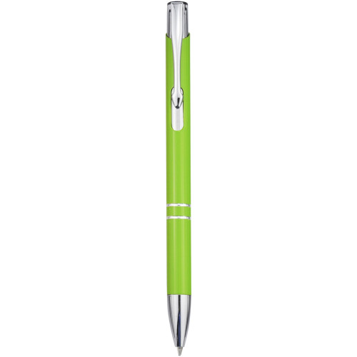 Moneta aluminium click ballpoint pen (blue ink)