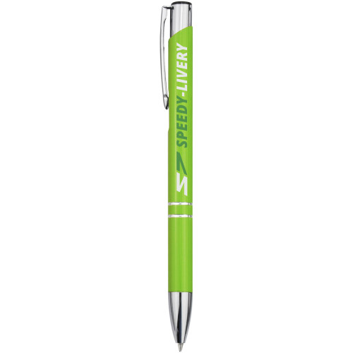 Moneta aluminium click ballpoint pen (blue ink)