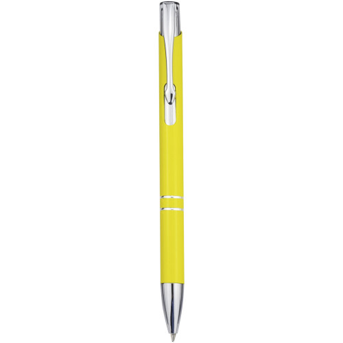 Moneta aluminium click ballpoint pen (blue ink)