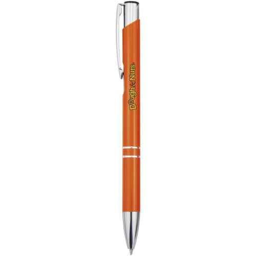 Moneta aluminium click ballpoint pen (blue ink)