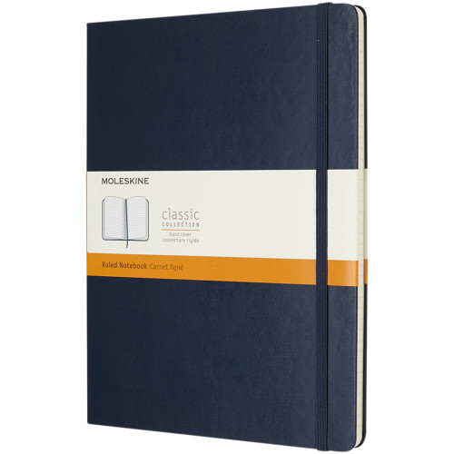 Moleskine Classic XL hard cover notebook - ruled