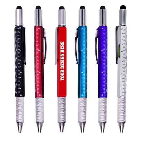 6 in 1 Touch Screen Screwdriver Ruler Pen