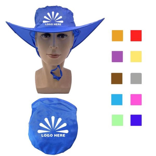 Foldable Cowboy Hat with Pouch