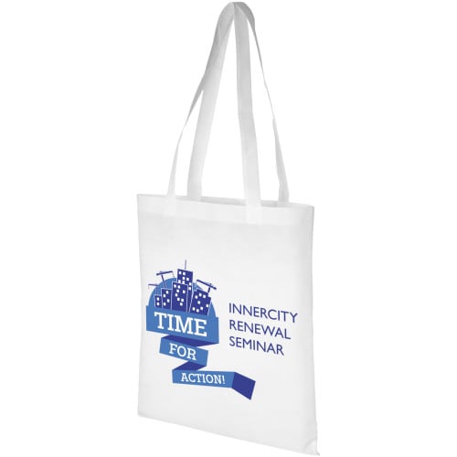 Zeus large non-woven convention tote bag 6L