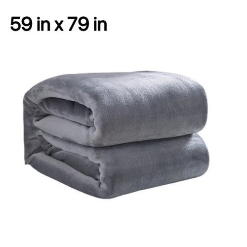 Thickened Flannel Fleece Blanket 59" x 79"