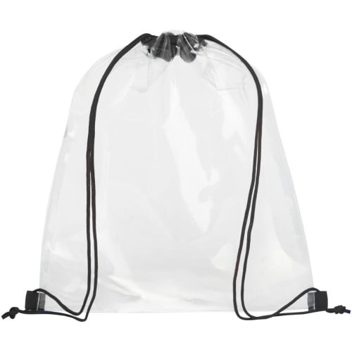 Lancaster transparent drawstring bag 5L