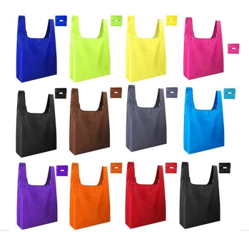 Foldable Shopping Tote Bag With Small Pocket