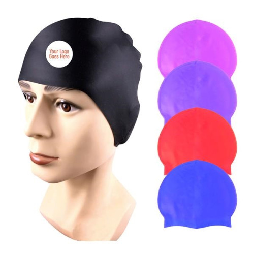 Adult Waterproof Silicone Swimming Cap