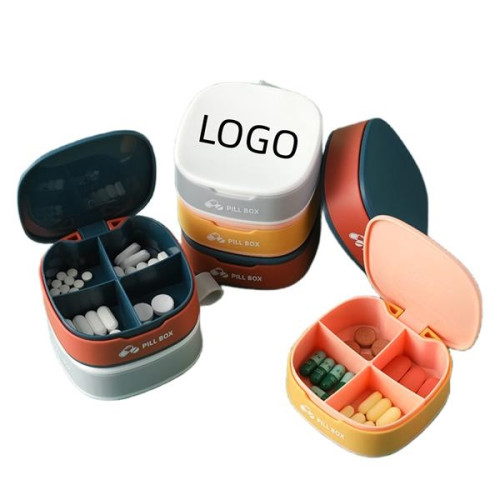 Small Portable Sealed Pill Box MOQ 100PCS