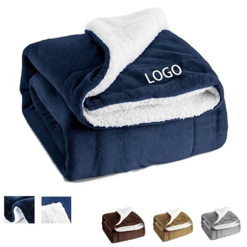 Sherpa Double Blanket MOQ 10pcs