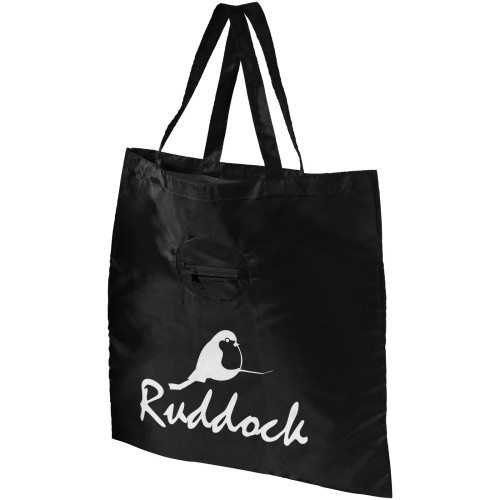 Take-away foldable shopping tote bag with keychain 8L