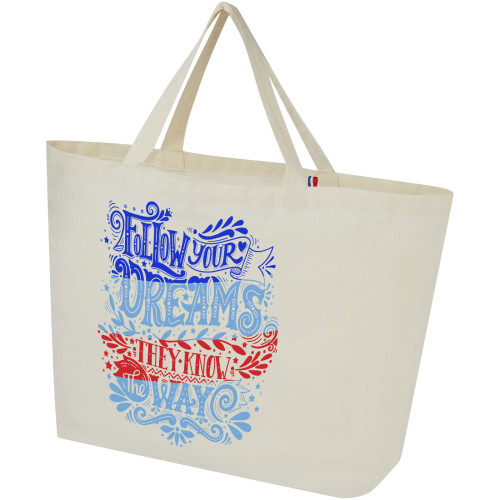 Cannes 200 g/m2 recycled shopper tote bag 10L