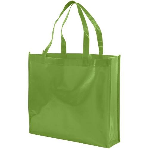 Laminated tote bag sale