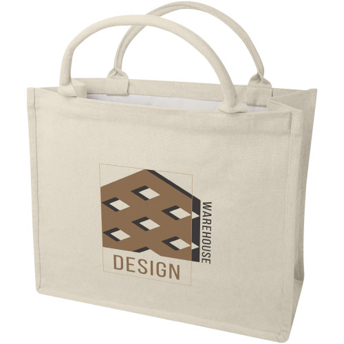 Page 500 g/m² Aware™ recycled book tote bag