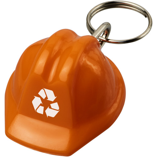 Kolt hard hat-shaped recycled keychain