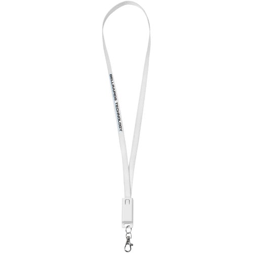 Trace 3-in-1 charging cable with lanyard