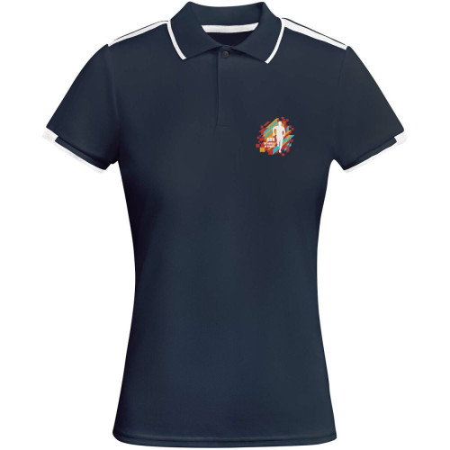 Tamil short sleeve women's sports polo