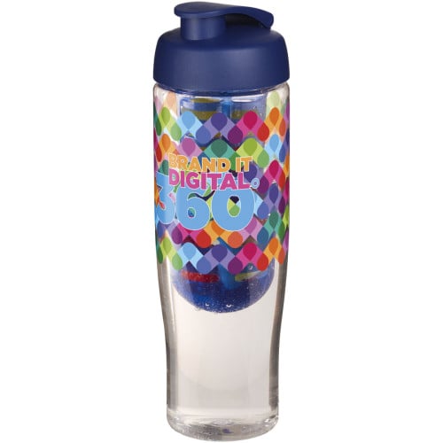 H2O Active® Tempo 700 ml flip lid sport bottle & infuser