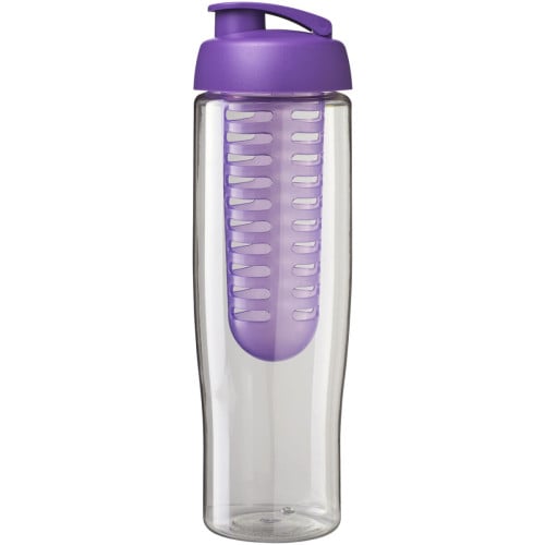 H2O Active® Tempo 700 ml flip lid sport bottle & infuser