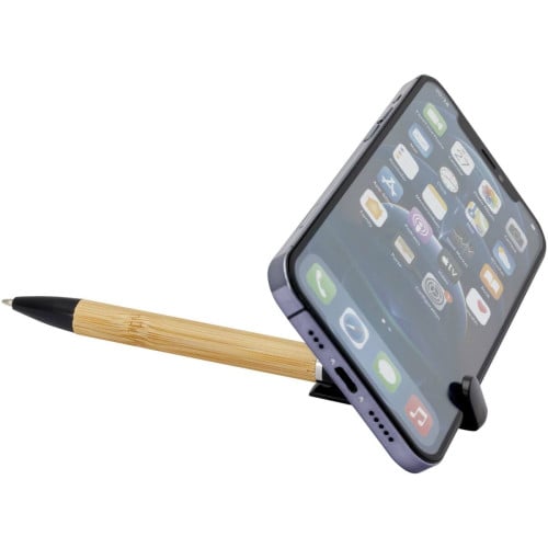 Delfina phone holder pen (blue ink)