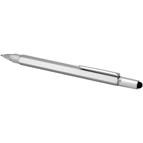 Dora recycled aluminium multifunctional pen (black ink)