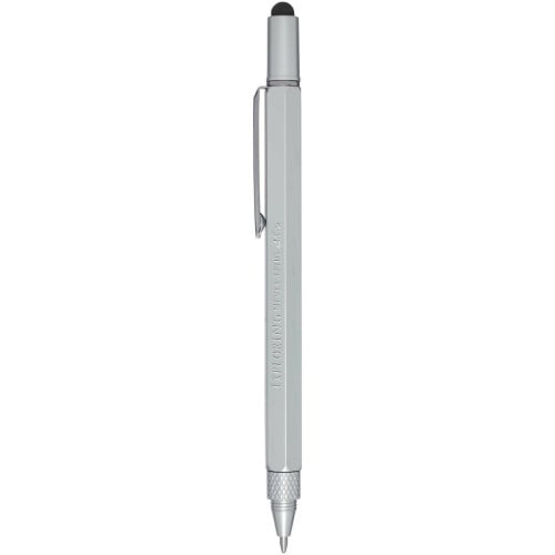 Dora recycled aluminium multifunctional pen (black ink)